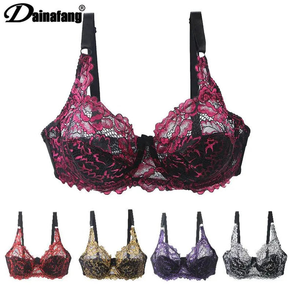 Double Linned Soft Summer Net Bra