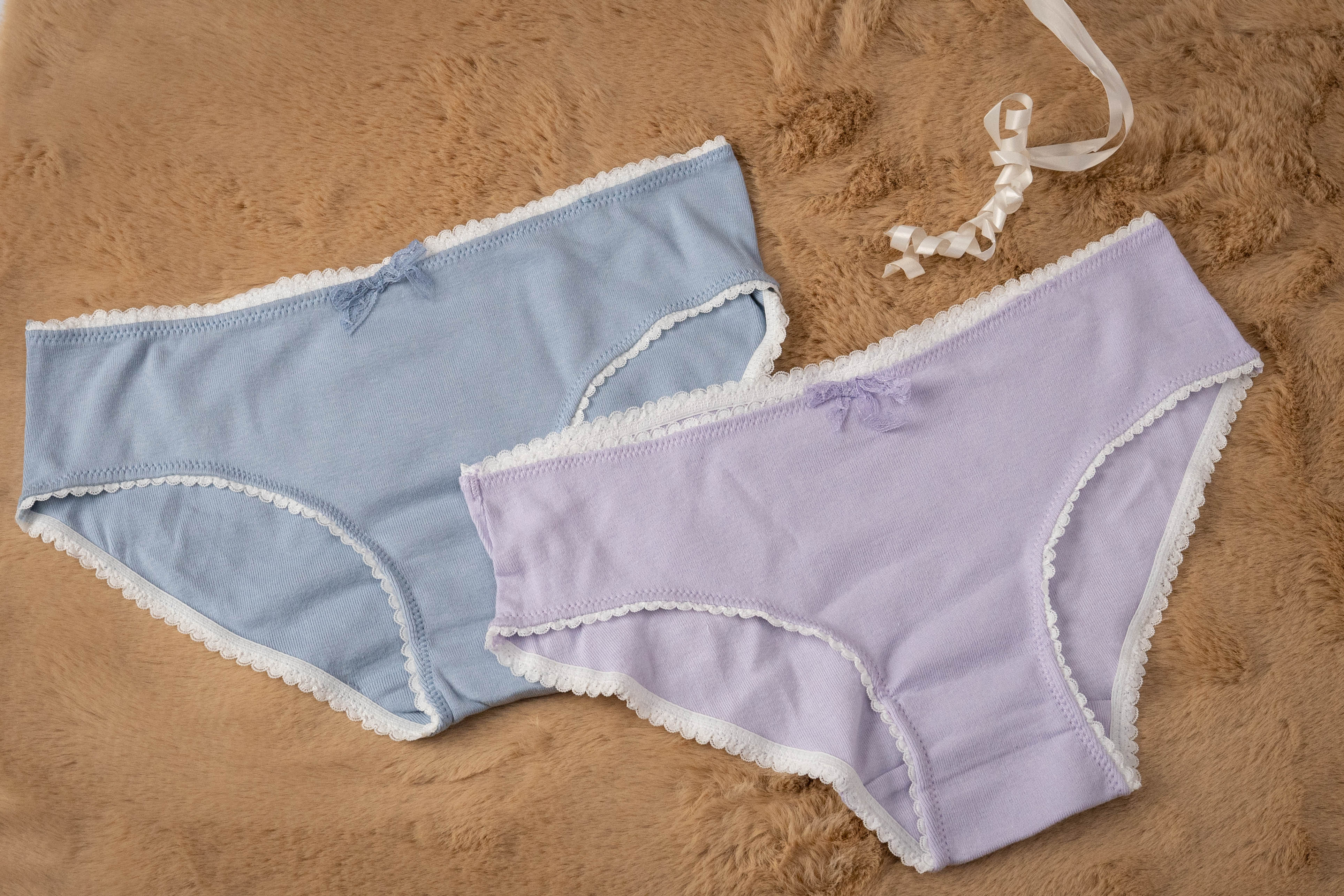 3 Pack Daisy Duke Style Nylon Hip Hugger Panties Size 8 - Assorted Colors, USA Made